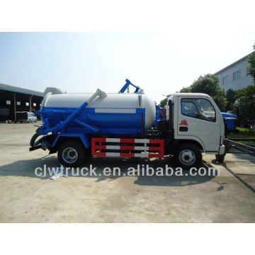 Dongfeng 4x2 3cbm Bolvia camión aspirador de aguas residuales de vacío